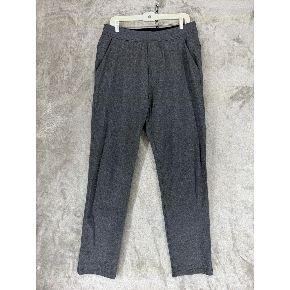 Lululemon ABC Pants Mens Size L Gray Heathered Athletic Jogger 33x33 M5597S